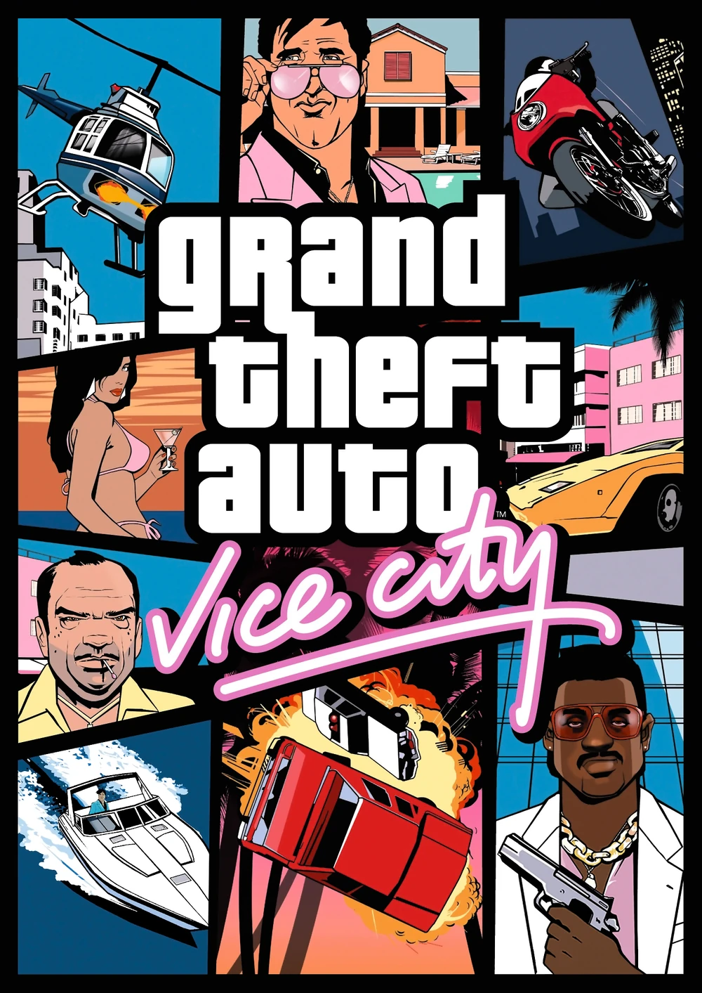 Portada de GTA Vice City